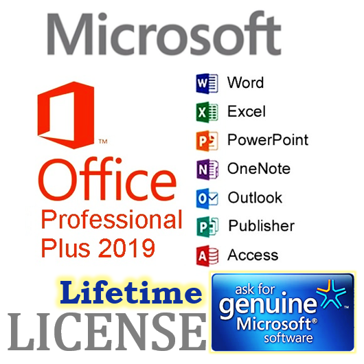 Microsoft Office Professional Plus 2019 Genuine Key